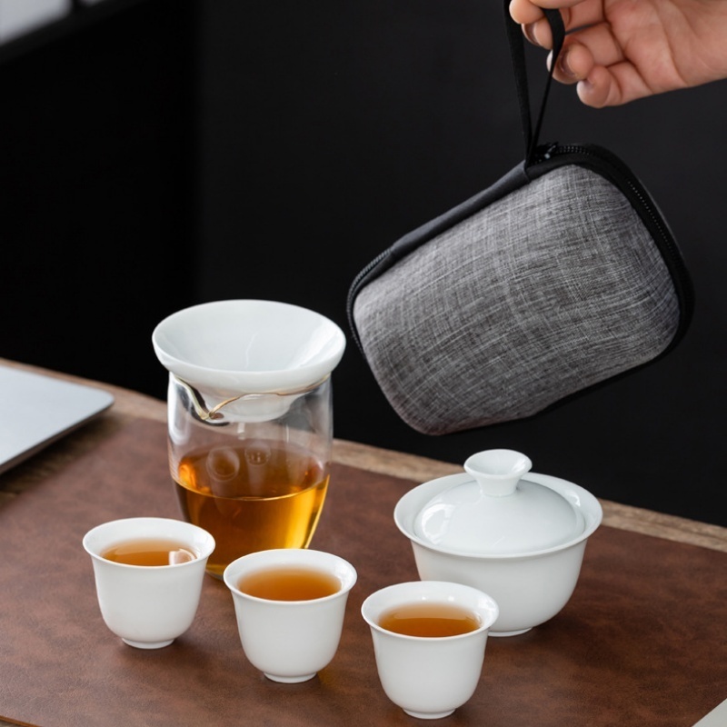 ชุดน้ำชาจีนพกพา ชุดกาน้ำชาเซรา - Korean Tea Set บทวิจารณ์และราคา