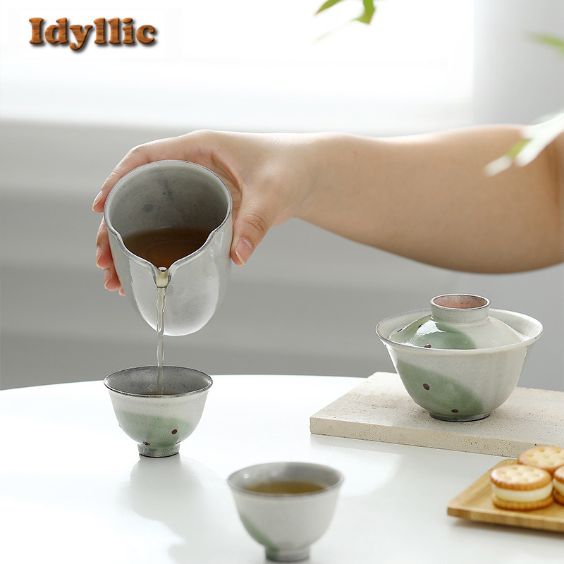 Wabi Sabi สไตล์ Yin เครื่องปั้ - Korean Tea Set บทวิจารณ์และราคา