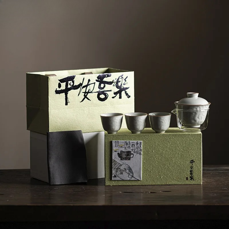 ชุดถ้วยชาแก้วนูนลายทำมือสไตล์บ - Korean Tea Set บทวิจารณ์และราคา