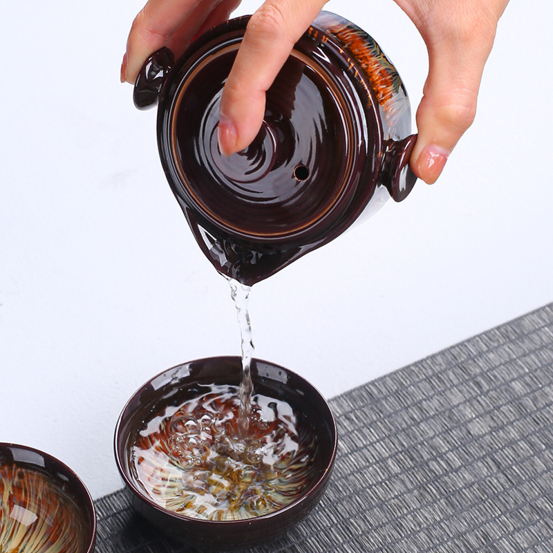 แบบพกพาเซรามิคกาน้ำชา Gaiwan 2 - Korean Tea Set บทวิจารณ์และราคา
