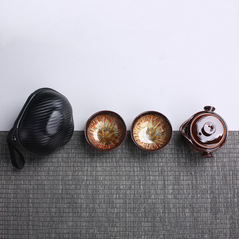 แบบพกพาเซรามิคกาน้ำชา Gaiwan 2 - Korean Tea Set บทวิจารณ์และราคา