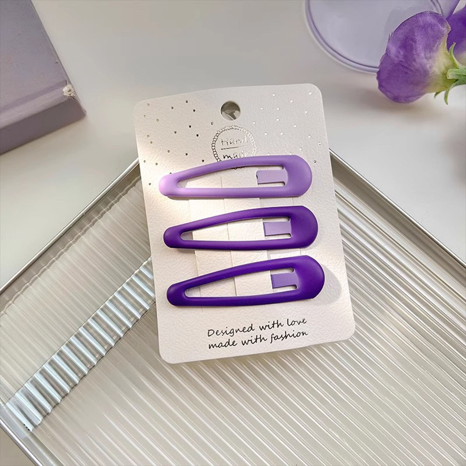 เข็มกลัดติดผมสไตล์หวาน 3 ชิ้น  - Korean Women Lifestyle บทวิจารณ์และราคา
