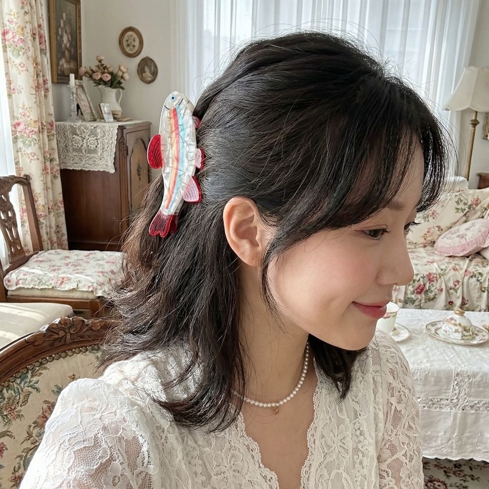 กิ๊บติดผมรูปสัตว์ทะเล กิ๊บหนีบ - Korean Women Lifestyle บทวิจารณ์และราคา