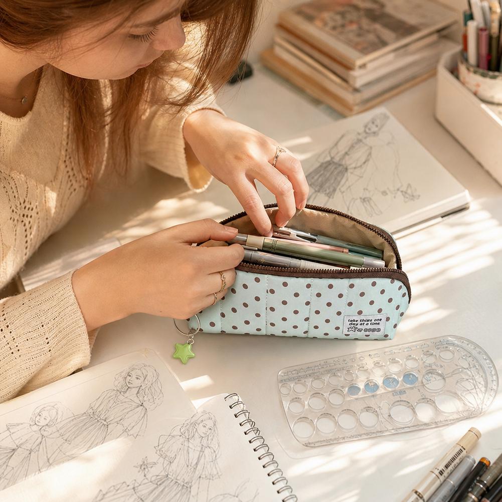 กระเป๋าใส่ปากกาความจุขนาดใหญ่  - Korean Student Lifestyle บทวิจารณ์และราคา