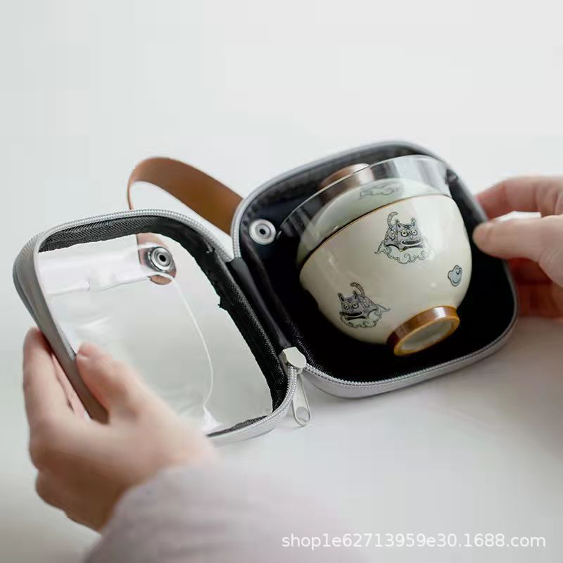 ชาชุดกระเป๋าแบบพกพา Quick ถ้วย - Korean Tea Set บทวิจารณ์และราคา